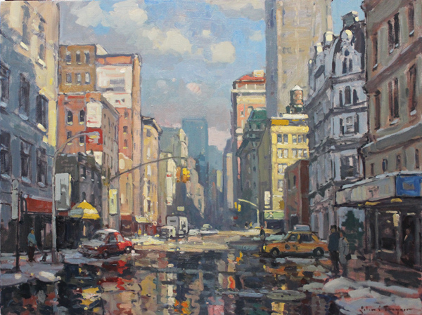 Reflections, NYC - 36" x 48"