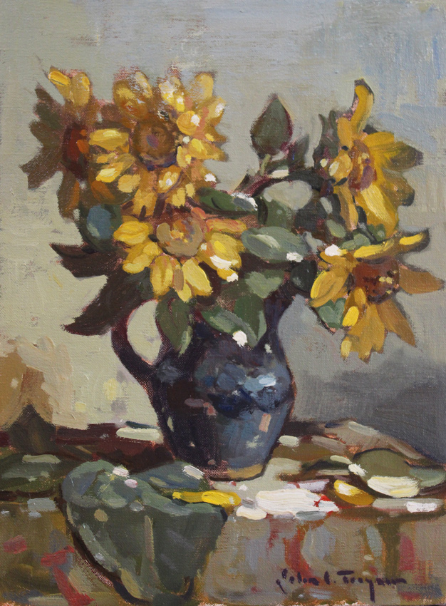 Christines Sunflowers - 16" x 12"